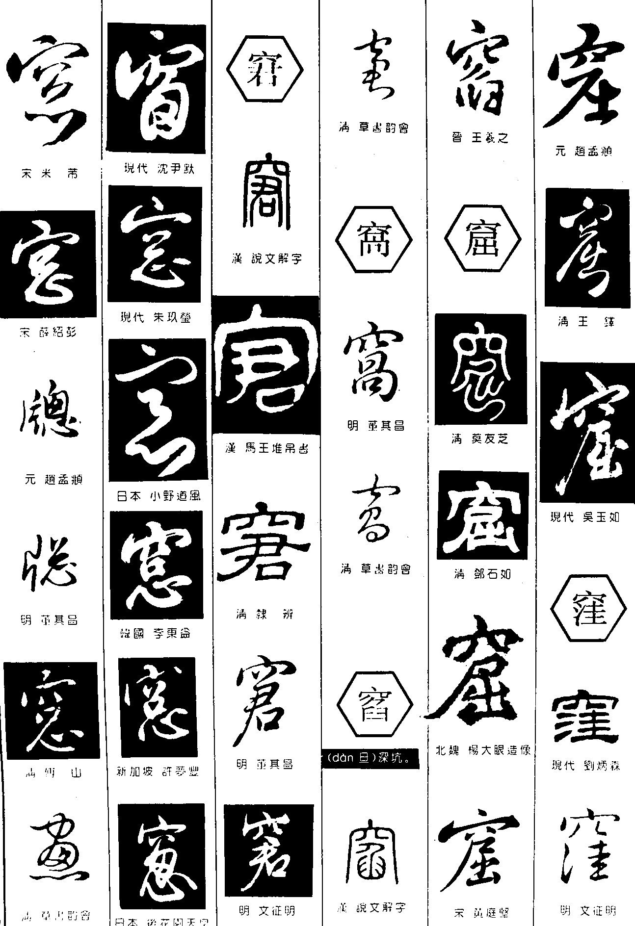 窗窘窠穸窟