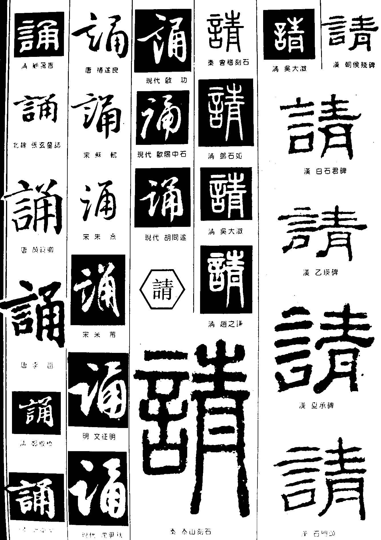 诵请