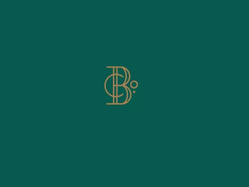 b c