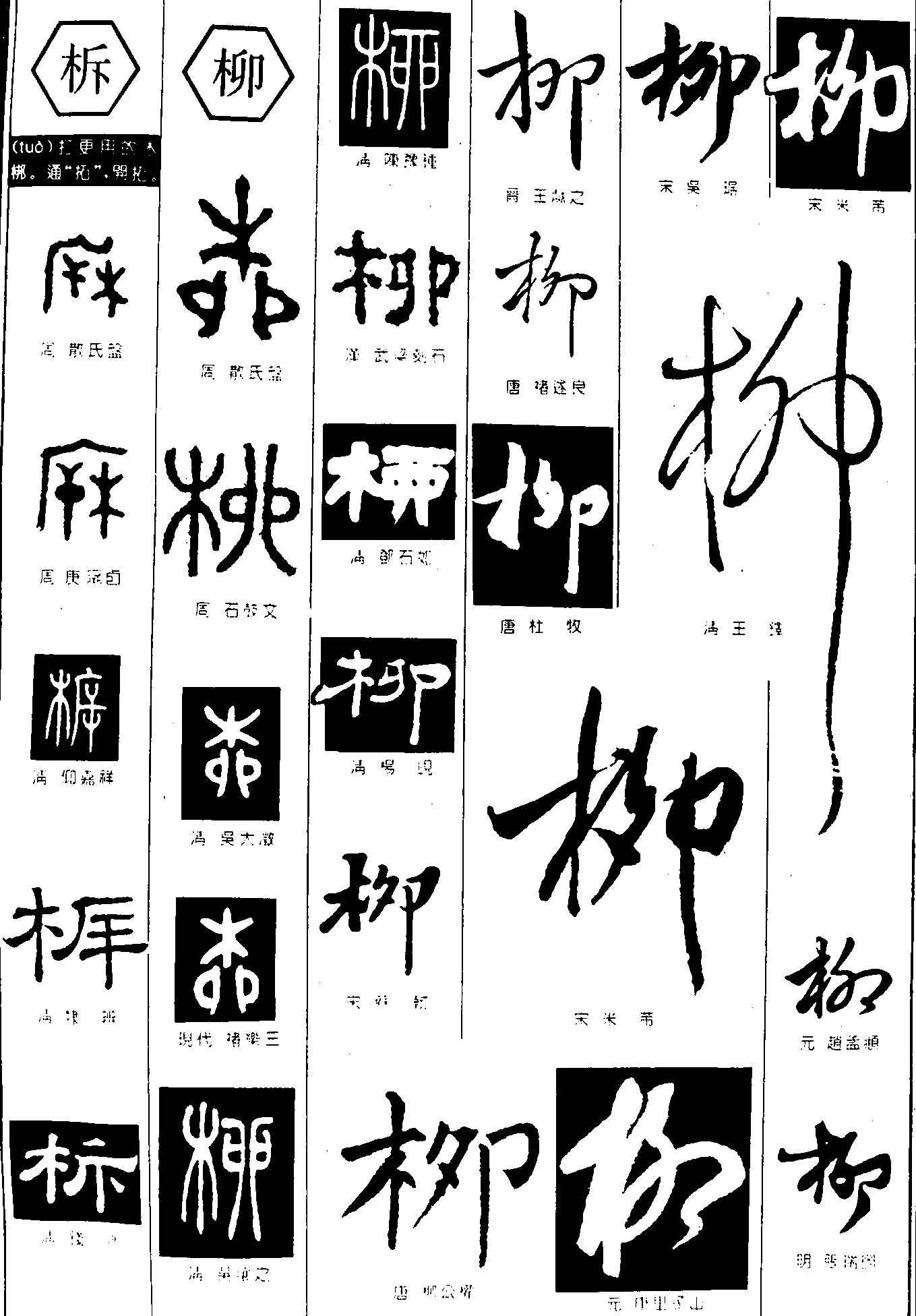柝柳